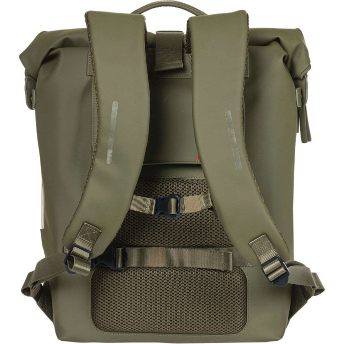 BASIL ソーホーノルトリヒト サイドバッグ兼バックパック 17L モスグリーン バジル 020124