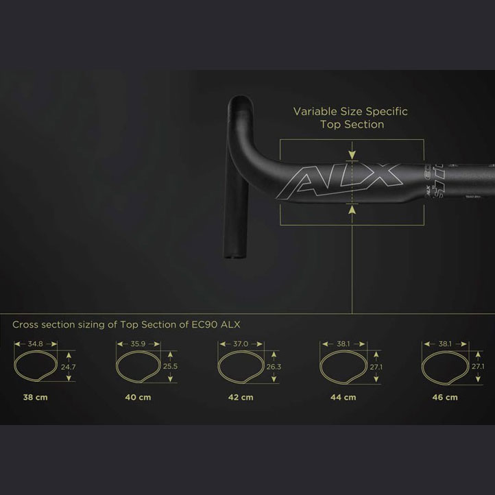 イーストン EC90 ALX ロードバー バークランプ径：31.8mm ドロップ