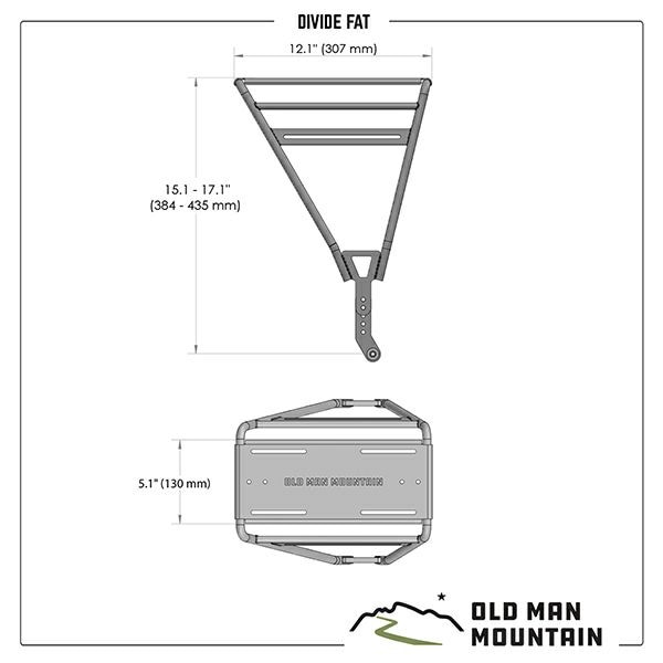 Fatバイク用キャリア Old Man Mountain製Fat Classic Divide Fat Bike Cargo Rack - Fits Your Bike Perfectly | Old