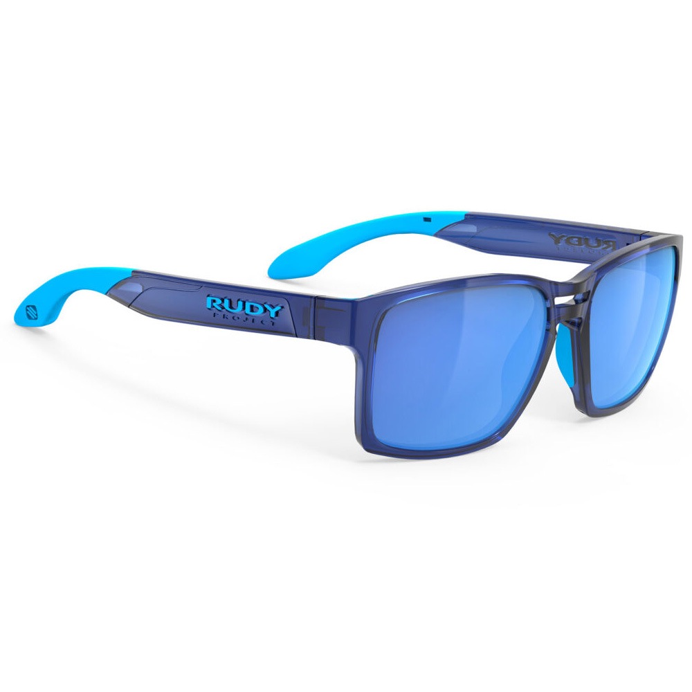 Rudy Project Sunglasses, Spinair 59 Blue Navy Matte, MLS Red