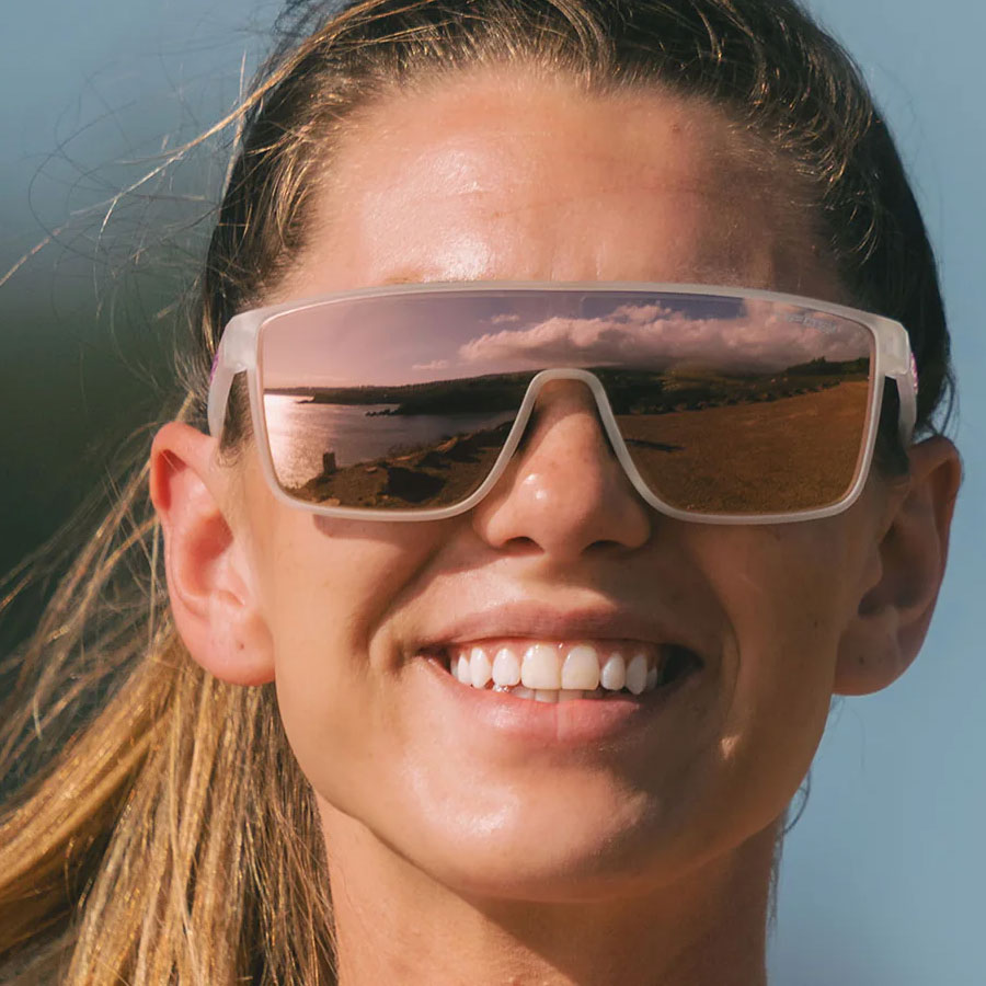 ティフォージ サンクタム サテンクリア/ピンク サングラス <即