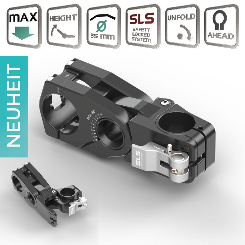 ROCKER PARTS RocHead AiO MAX 90度角度変更ステム 角度調整機能付き