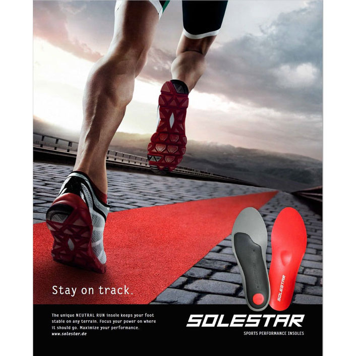 Solestar ソールスター ニュートラルラン レッド インソール