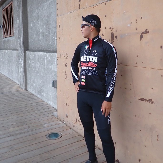 セブンイタリア Super Racing Smile Jacket ブラック | メンズ