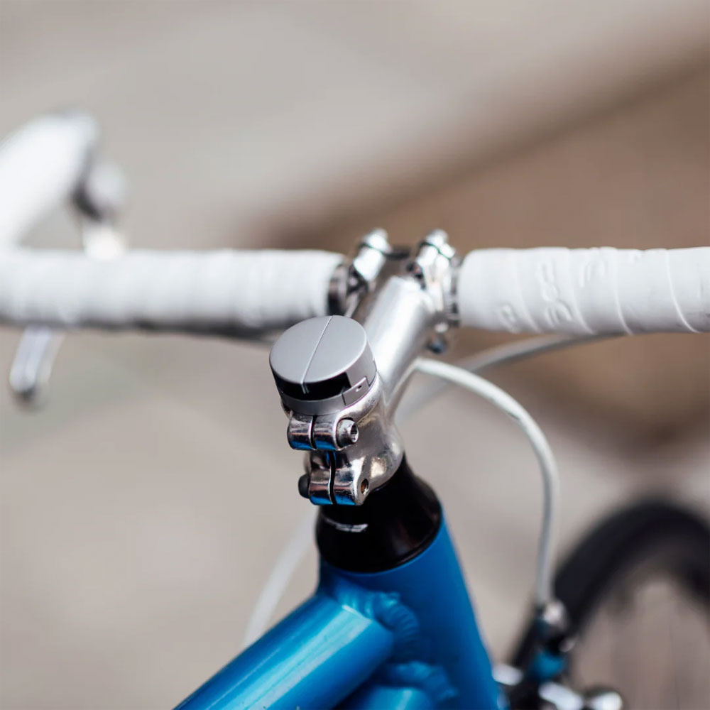 ループ マイクロマウント 自転車用スマートフォンホルダー シルバー<即