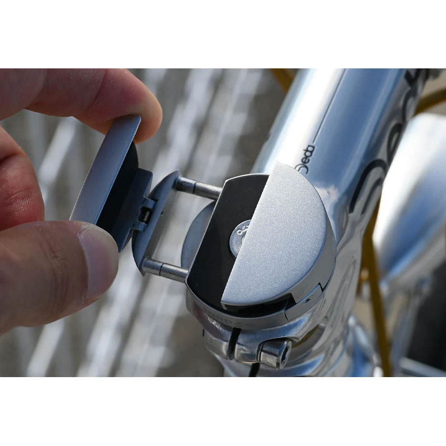 ループ マイクロマウント 自転車用スマートフォンホルダー シルバー<即