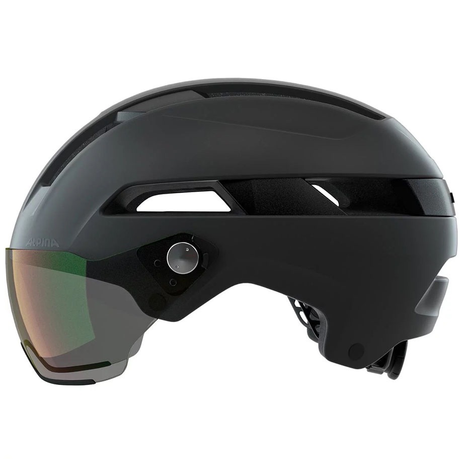 アルピナ SOHO VISOR V ブラックマット ヘルメット | ヘルメット
