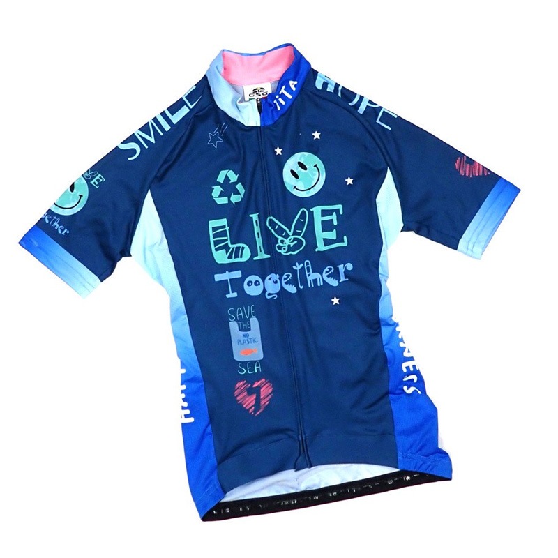 セブンイタリア Recycle Smile Lady Jersey ネイビー レディース 