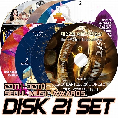 K-POP DVD 2014-2023 Seoul Music Awards 21枚Set - SUPER JUNIOR/ EXO 