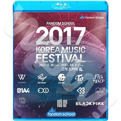 Blu-ray2017 KOREA MUSIC FESTIVAL (2017.10.08) EXO-CBX/ FTISLAND/ TWICE/ BLACK PINK/ NCT127/ Red Velvet/ WINNER/ BTOB/ EXID/ B1A4/ A-PINK ¾ KPOP �֥롼�쥤