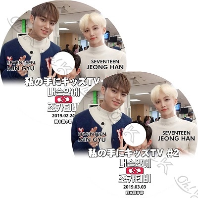 K-POP DVD SEVENTEEN 私の手にキッズTV 2枚SET ミンギュ/ ジョンハン