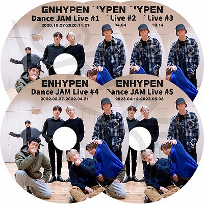 K-POP DVD ENHYPEN DANCE JAM LIVE 5枚SET 2020.10.27-2023.05.03 日本 