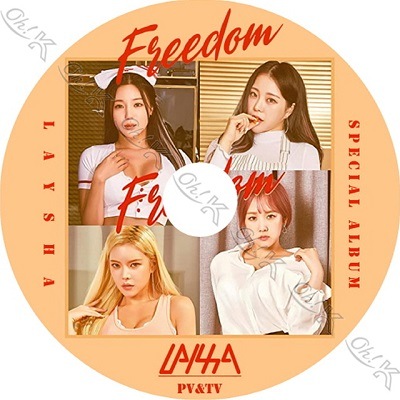 K-POP DVD LAYSHA PV&TV Collection - Freedom PINK LABEL Chocolate