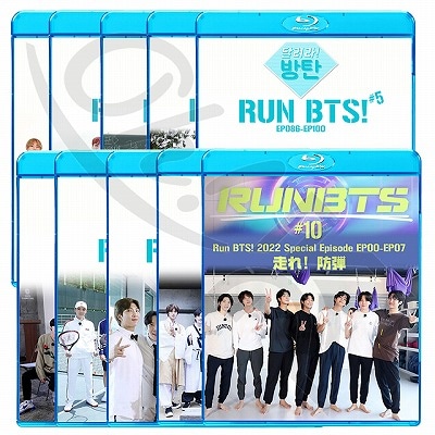Blu-ray バンタン 走れ!バンタン 10枚SET 日本語字幕あり K-POP