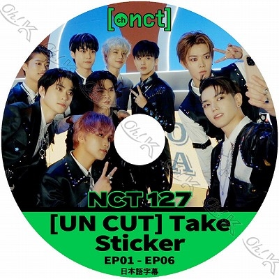 K-POP DVD NCT127 chNCT UN CUT TAKE STICKER (EP01-EP06) 日本