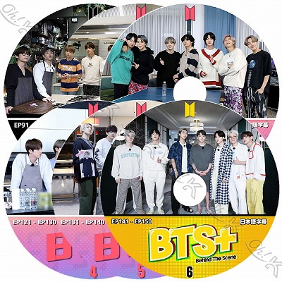 K-POP DVD BTS 走れ!防弾 ビハインド 6枚SET (Ep91-EP150) 日本語字幕