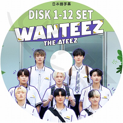 ATEEZ☆日本語訳 DVD K-POP DVD ATEEZ WANTEEZ 12枚SET EP1-EP40 日本語字幕あり