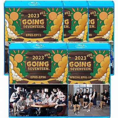 Blu-ray SEVENTEEN 2023 GOING SEVENTEEN 5枚SET 日本語字幕あり