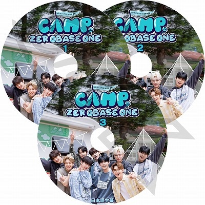 K-POP DVD ZEROBASEONE CAMP 3枚SET 日本語字幕あり ZEROBASEONE