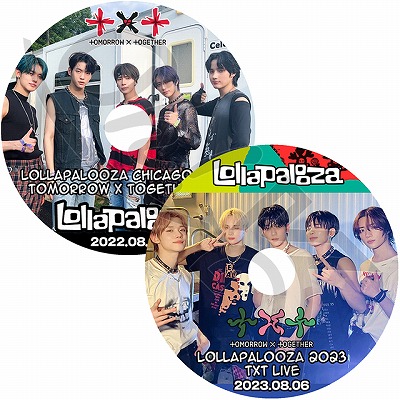 K-POP DVD TXT 2022-2023 LOLLAPALOOZA LIVE 2枚SET 日本語字幕なし