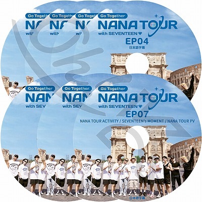 K-POP DVD SEVENTEEN NANA TOUR 6枚SET+SPECIAL CLIP 日本語字幕あり 