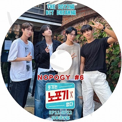 K-POP DVD NOPOGY #6 NCT Dream/ THE BOYZ�� EP11-EP12 ���ܸ���뤢�� MONSTA X NCT Dream ���̥����ƥ���Dream THE BOYZ �ڹ����� KPOP DVD