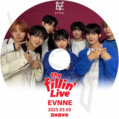 K-POP DVD EVNNE THE FILLIN LIVE 2025.03.03 日本語字幕あり EVNNE