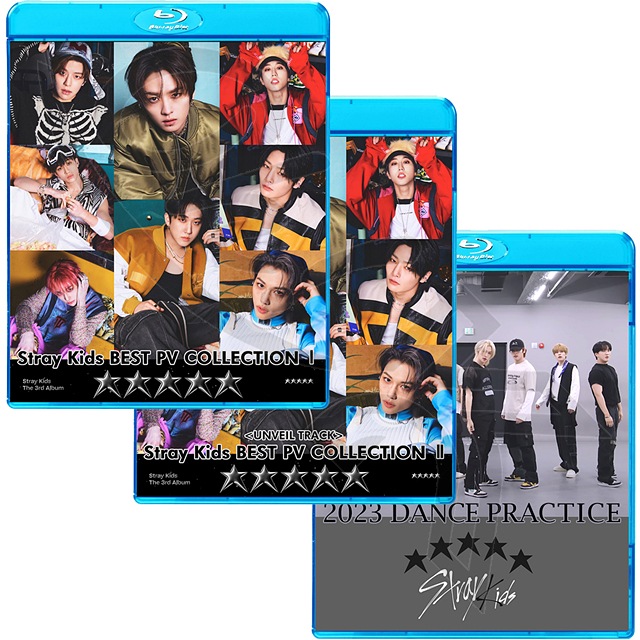 Blu-ray STRAY KIDS 2023 BEST PV/ DANCE PRACTICE 3枚SET - S