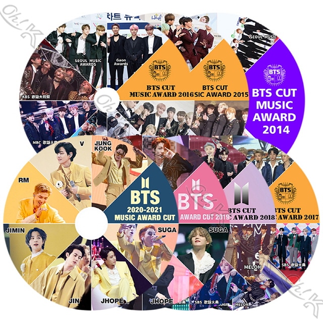 K-POP DVD バンタン CUT 2014-2021 MUSIC Awards 7枚Set - 防弾少年団