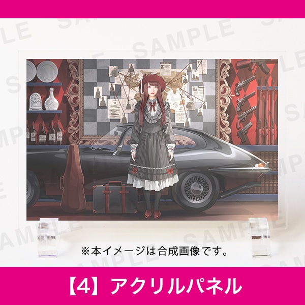 Louis x イワフネ カナメ 合作 アクリル画 風景 003 百人百色展3