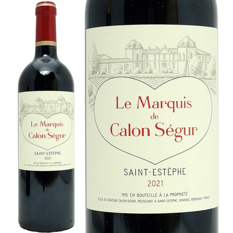 2021 ル マルキ ド カロンセギュール 750ml サンテステフ ボルドー フランス 赤ワイン コク辛口 ワイン ^AACS2121^