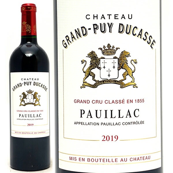 2019 シャトー グラン ピュイ デュカス 750ml ポイヤック第５級 ボルドー フランス 赤ワイン コク辛口 ワイン ^ABGD0119^