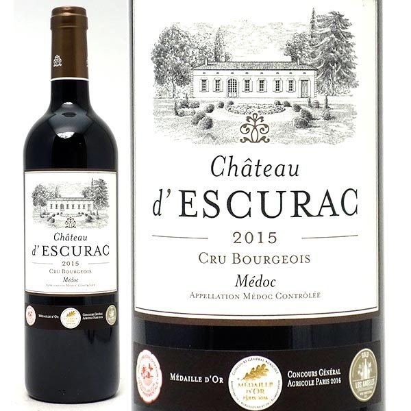 2015 シャトー デスクラック デスキュラック 750ml メドック ブルジョワ級 ボルドー フランス 赤ワイン コク辛口 ワイン ^AGES0115^