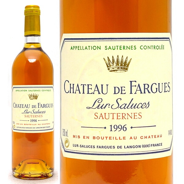 1996 シャトー ド ファルグ 750ml ソーテルヌ ボルドー フランス 貴腐 白ワイン コク極甘口 ワイン ^AJFG0196^