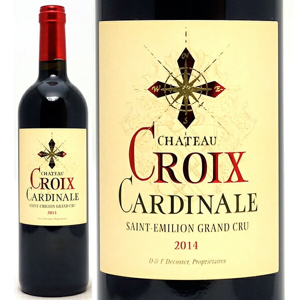 2014 シャトー クロワ カルディナール カルディナル 750ml サンテミリオン特級 ボルドー フランス 赤ワイン コク辛口 ワイン ^AKFC2114^