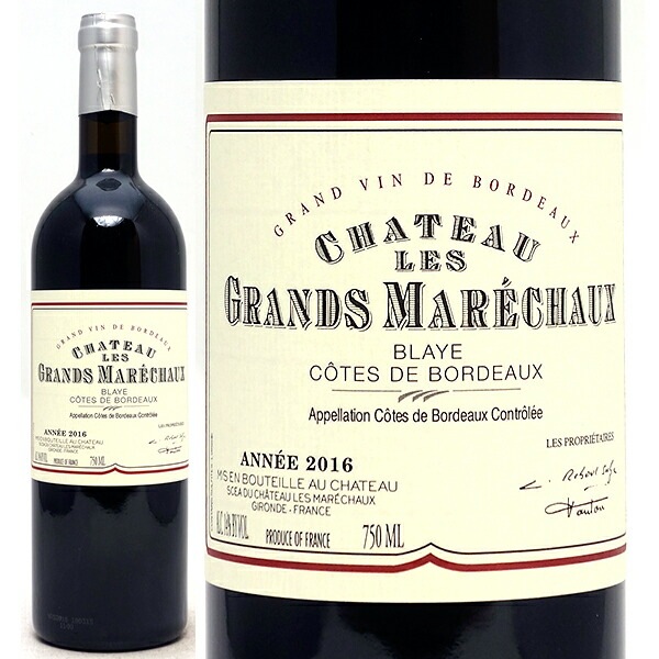 2016 シャトー グラン マレショー 750ml ブライ コート ド ボルドー 赤ワイン コク辛口 ワイン ^ANGX0116^