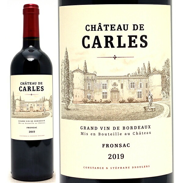 2019 シャトー ド カルル 750ml フロンサック ボルドー フランス 赤ワイン コク辛口 ワイン ^ANHR2119^