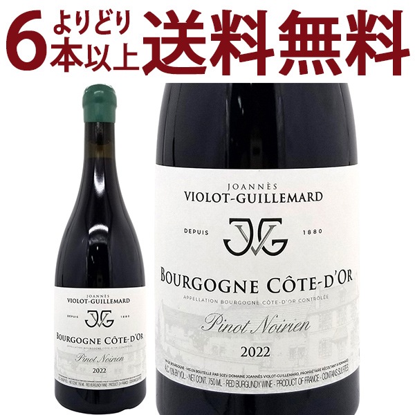 よりどり6本で送料無料 2022 ブルゴーニュ コート ドール ピノ ノワリアン BIO ルージュ 750ml ジョアン ヴィオロ ギュイユマール ブルゴーニュ 赤 コク辛口 ^B0ILBR22^