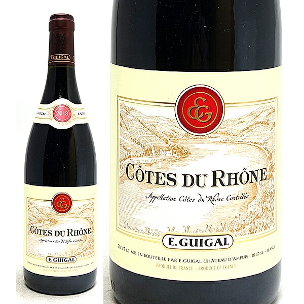2018 コート デュ ローヌ ルージュ 750ml ギガル ローヌ フランス 赤ワイン コク辛口 ^C0EGRR18^