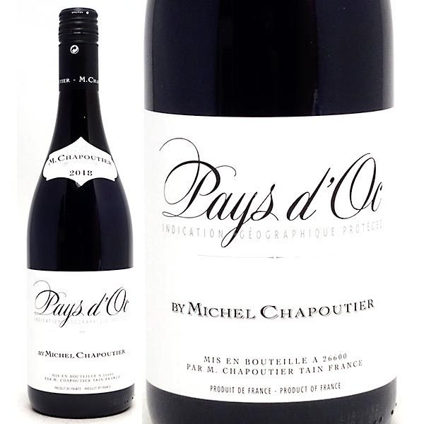 2018 ペイ ドック ルージュ 750ml シャプティエ 南仏 フランス 赤ワイン コク辛口 ^D0RNER18^