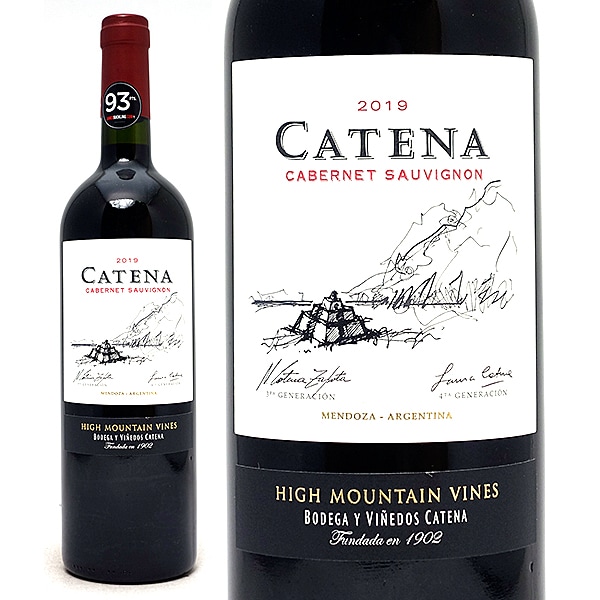 2019 カテナ カベルネ ソーヴィニヨン 750ml ボデガ カテナ サパータ アルゼンチン 赤ワイン コク辛口 ワイン ^OBCTCS19^