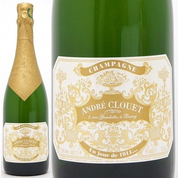 アン ジュール ド 1911ミル ヌフ サン オーンズ 750ml アンドレ クルエ シャンパン フランス シャンパーニュ 白泡 コク辛口 ワイン ^VAAC46Z0^