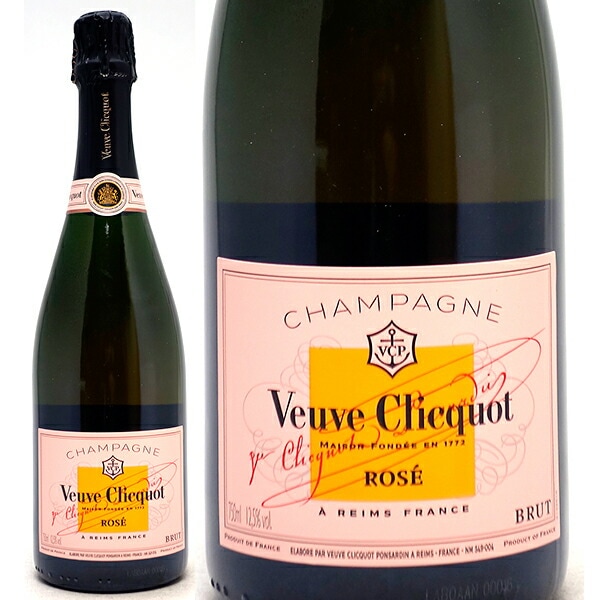 ヴーヴ クリコ ローズ ラベル 箱なし 正規品 750ml シャンパン フランス シャンパーニュ ブーブクリコ クリコロゼ veuve ROSE ロゼ泡 コク辛口 ワイン ^VAVC12Z0^