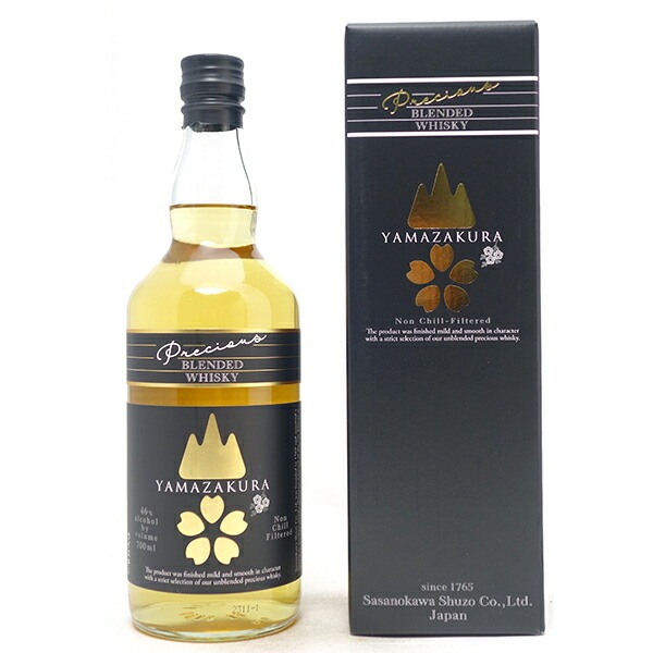 ブレンデッドウイスキー 山桜 プレシャス 笹の川酒造 安積蒸留所 46度 700ml ウイスキー ^YASSPSJ0^