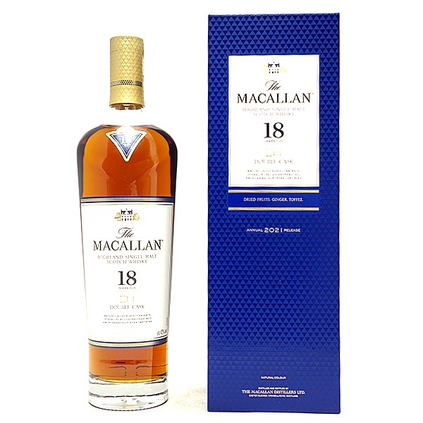 ザ マッカラン ダブルカスク 18年 43度 700ml 正規品 箱付