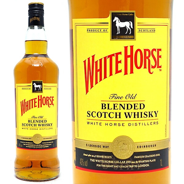 ホワイトホース ファインオールド 1000ml 1L 正規品 スコッチウイスキー ^YCWHFOK0^
