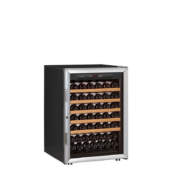 【メーカー直送】 送料 設置料無料 アルテビノ OVP05　74本用 ウッド棚5枚 ガラス扉/黒 Arte Vino ワインセラー 標準扉・収納本数74本 ^ZHAGOV05^