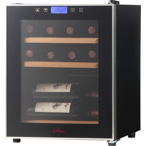 【メーカー直送】 ワインセラー 12本用木製棚3枚　ガラス扉　SW-12SW12　ファンヴィーノ　funVino12 標準扉・収納本数12本 送料無料 北海道・沖縄・離島除く ^ZHCESW12^