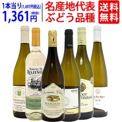 ワイン ワインセット 名産地 代表ぶどう品種 白６本セット 送料無料 飲み比べセット ギフト 大人気 ^W0S334SE^