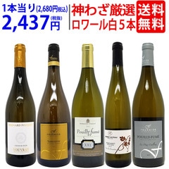 超プレミアムセット 神わざ！シャブリ越え！ロワール有名地区の白５本セット ワイン ワインセット 送料無料 大人気 飲み比べセット ギフト ^W0LC08SE^